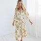 PRE ORDER EARLY APRIL - Allegria Dress - Yellow Floral