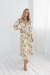 Allegria Dress - Yellow Floral