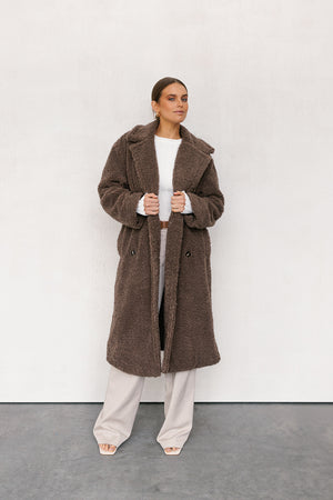 Belinda Coat- Brown