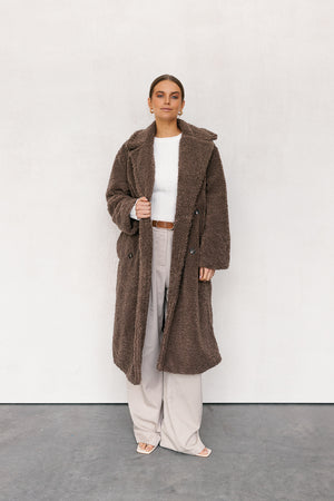 Belinda Coat- Brown