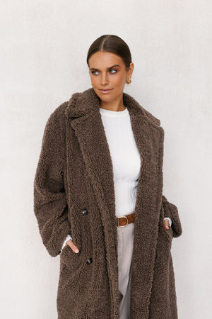 Belinda Coat- Brown