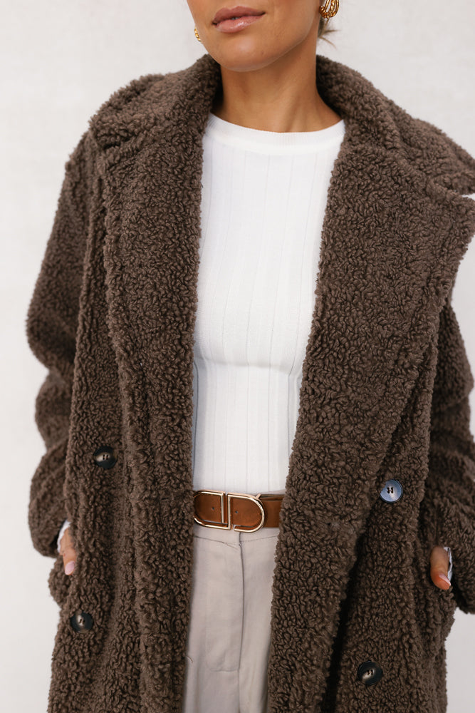 Belinda Coat- Brown