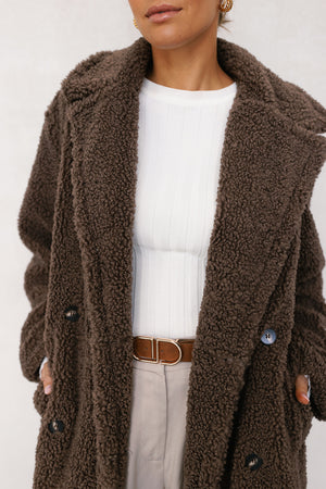 Belinda Coat- Brown