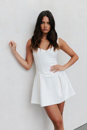 Beth Dress - White