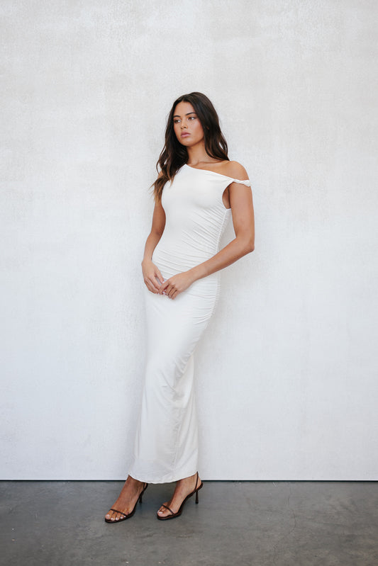 Brailee Maxi Dress - Cream