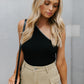 Brixton Skirt - Beige Denim