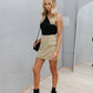 Brixton Skirt - Beige Denim