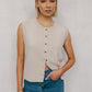 Brodee Vest - Sand