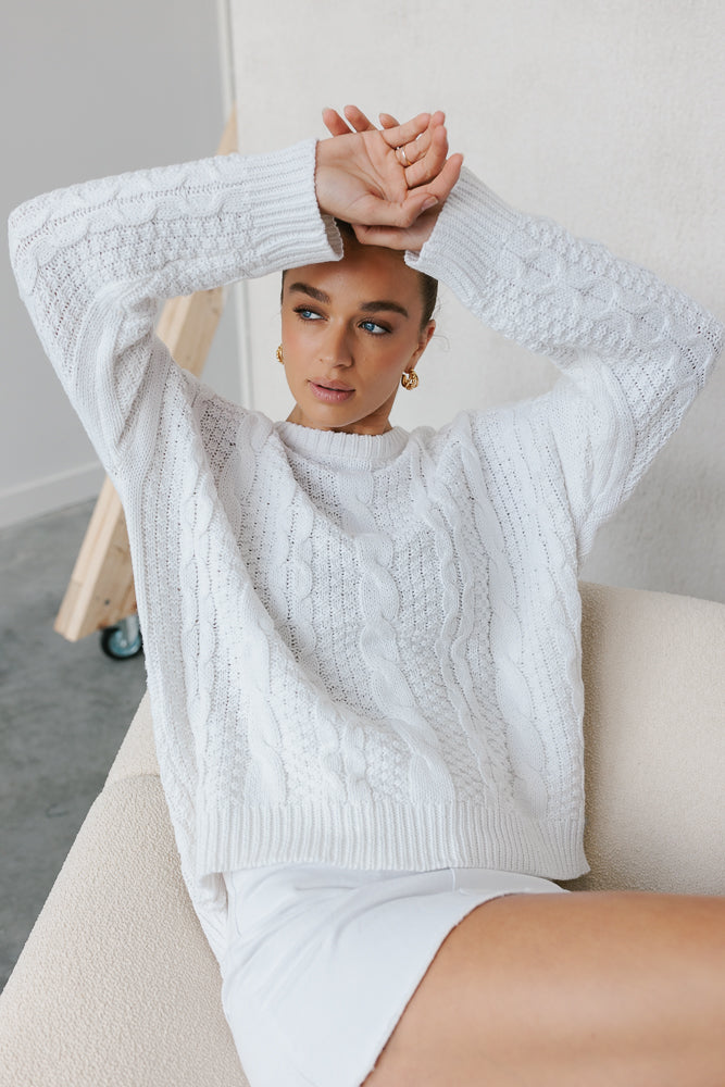 Madrid Knit White