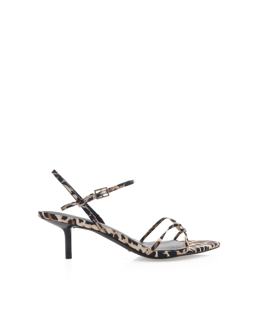 Misty Heels - Leopard Satin