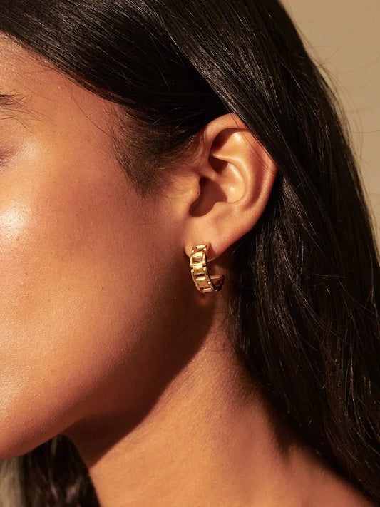 Cora Chain Earrings - Gold