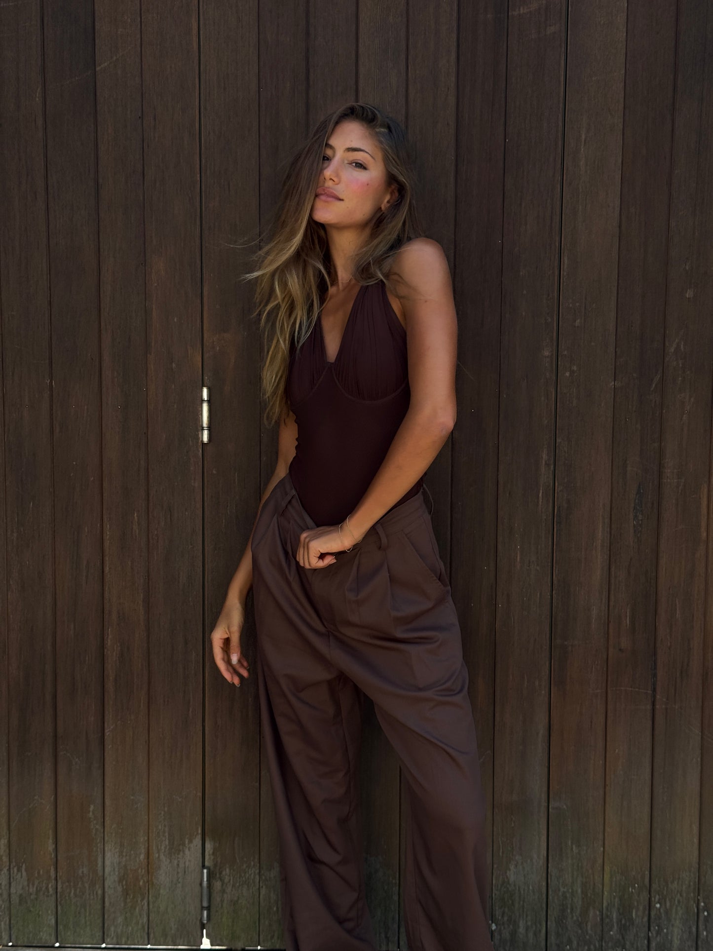 Mayda Tailored Pants Chocolate