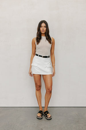 Passion Skort - White