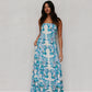 Grazie Dress - Cobalt Floral