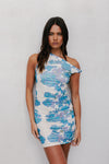 COMING SOON - Opal Dress - Cobalt Floral Mesh