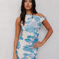 Opal Dress - Cobalt Floral Mesh