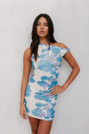 COMING SOON - Opal Dress - Cobalt Floral Mesh