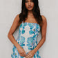 Grazie Dress - Cobalt Floral