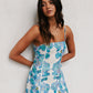 Grazie Dress - Cobalt Floral