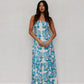 Grazie Dress - Cobalt Floral