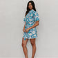 Bello Dress - Cobalt Floral