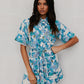 Bello Dress - Cobalt Floral