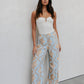 Citta Pant - Blue/Tan Sun Print