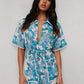 Bello Dress - Cobalt Floral