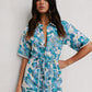 Bello Dress - Cobalt Floral
