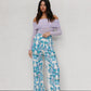 Sempre Pants - Cobalt Floral