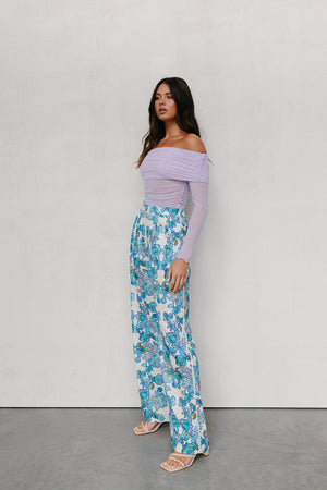 COMING SOON - Sempre Pants - Cobalt Floral