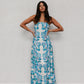 Grazie Dress - Cobalt Floral