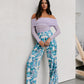 Sempre Pants - Cobalt Floral