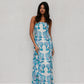 Grazie Dress - Cobalt Floral