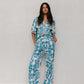Sempre Pants - Cobalt Floral