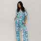 Sempre Pants - Cobalt Floral