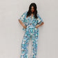 Sempre Pants - Cobalt Floral
