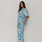 Sempre Pants - Cobalt Floral