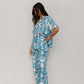 Sempre Pants - Cobalt Floral