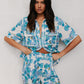 Carina Shirt - Cobalt Floral