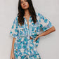 Carina Shirt - Cobalt Floral