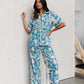 Sempre Pants - Cobalt Floral