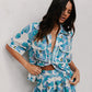 Carina Shirt - Cobalt Floral