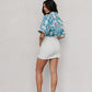Carina Shirt - Cobalt Floral