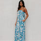 Grazie Dress - Cobalt Floral