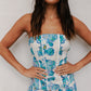 Vola Top - Cobalt Floral