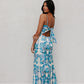 Grazie Dress - Cobalt Floral