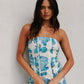 Vola Top - Cobalt Floral