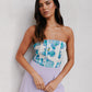 Vola Top - Cobalt Floral