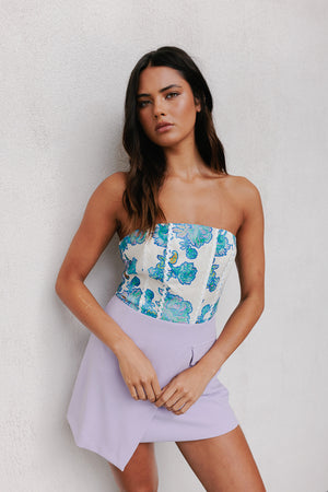 COMING SOON - Vola Top - Cobalt Floral